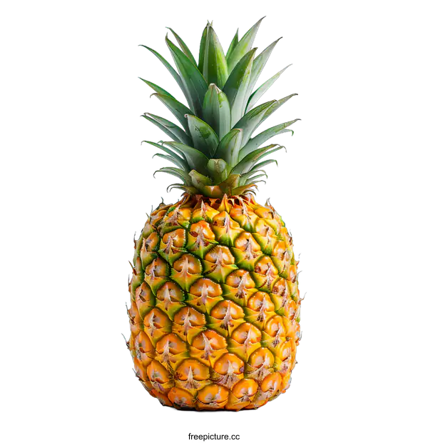 [Transparent Background PNG]Single pineapple