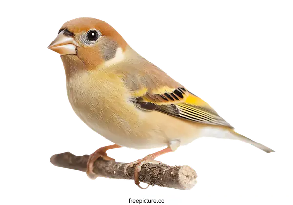 [Transparent Background PNG]Close-up Image of a Beautiful Bird on a Branch