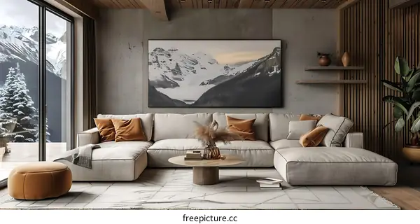 Modern Minimalist Living Room