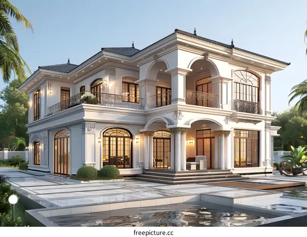 European-style villa