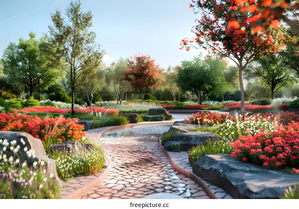 Landscape architecture design renderings