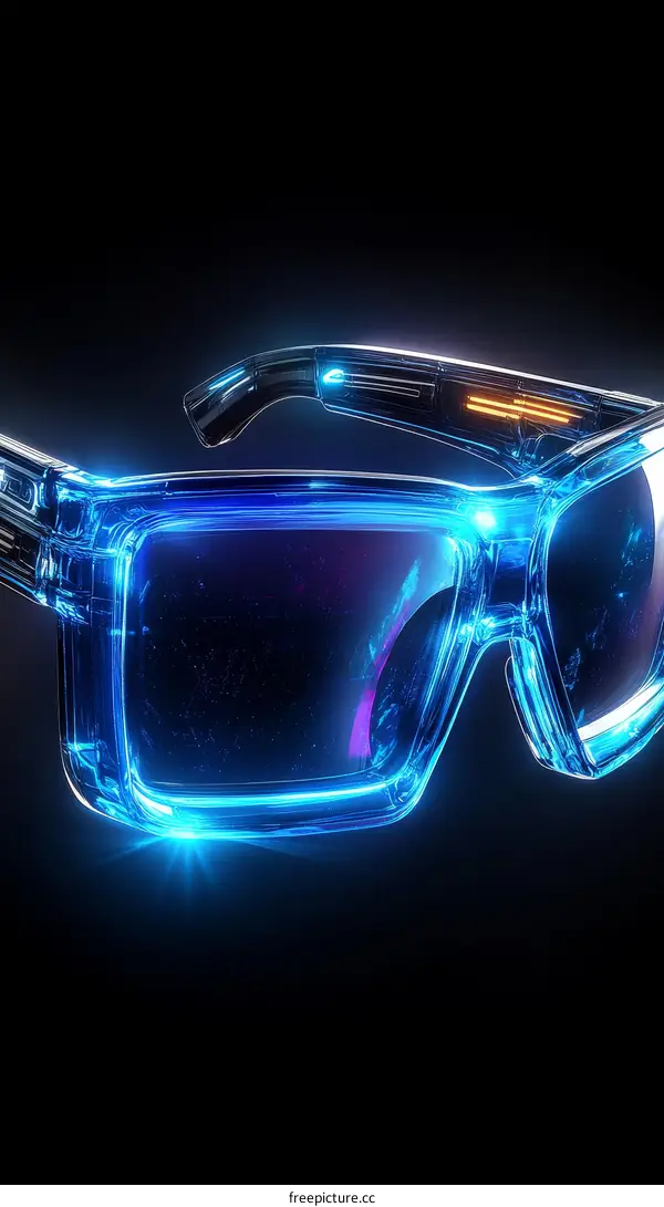 Futuristic Transparent Glasses Design