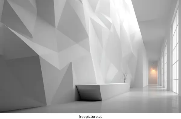 Abstract Modern Architecture Interior Design