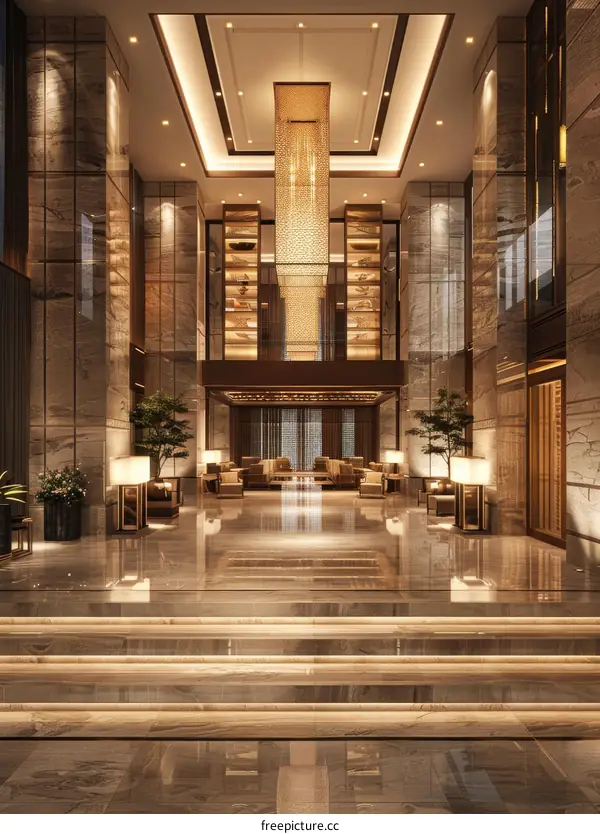 Luxury Hotel Lobby Interior Design