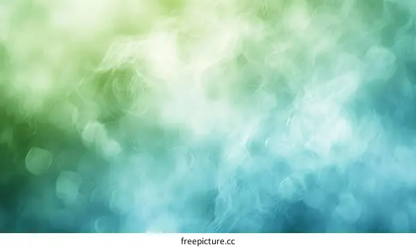 Abstract Gradient Background: Green & Blue