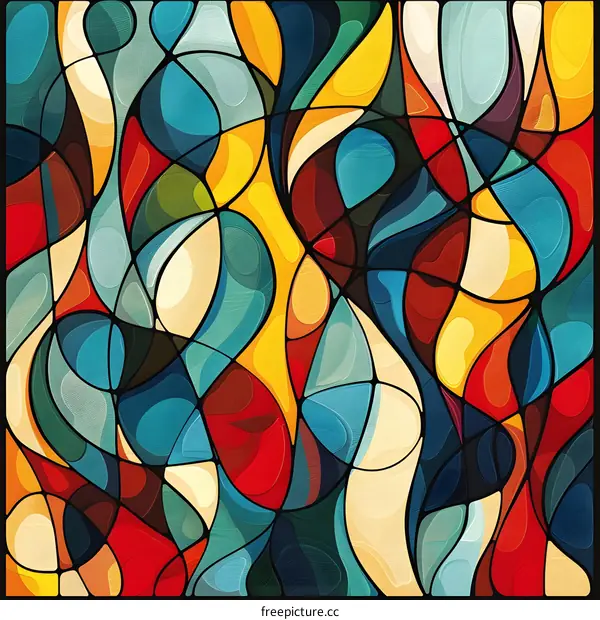 colorful abstract painting