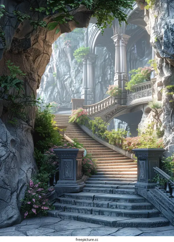 Mystical Temple Ruins Lost in Time