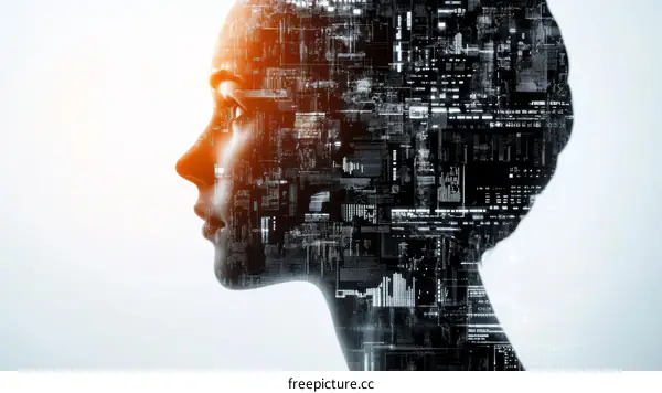 Digital Human Profile Portrait