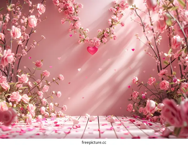 A beautiful love background image