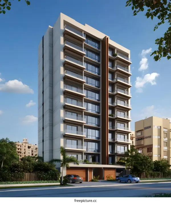 Modern Apartment Building Exterior Design