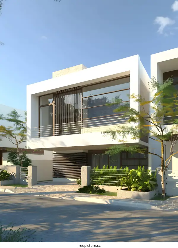 Modern Minimalist Two Storey House Design