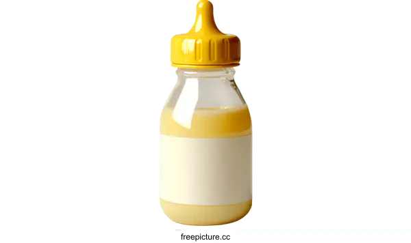 [Transparent Background PNG]Baby Food Bottle Illustration