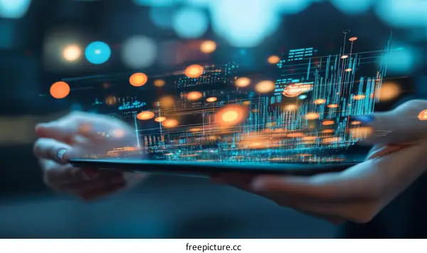 Digital Data Visualization on Tablet