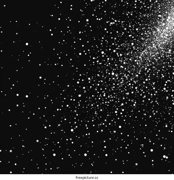 Abstract Background with Sparkling White Dots