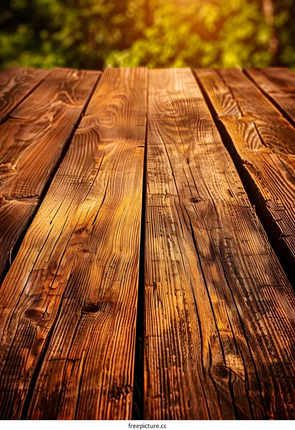 Brown Wooden Plank Texture Background
