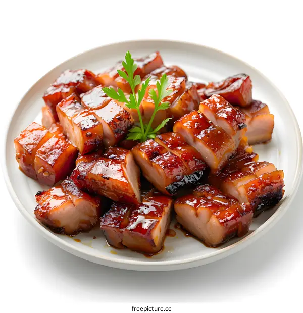 Plate of Delicious Char Siu