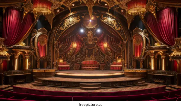 Ornate Theater Stage
