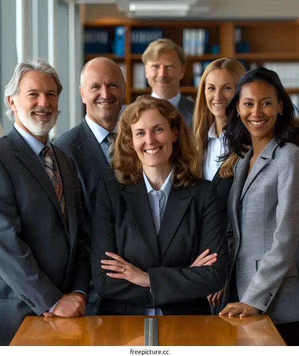 Group of business professionals in a meeting