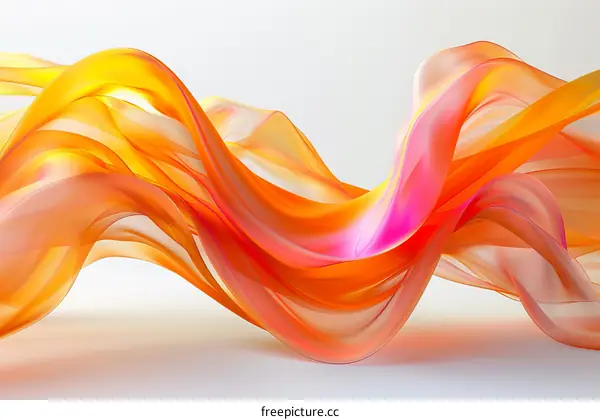 Colorful abstract waves