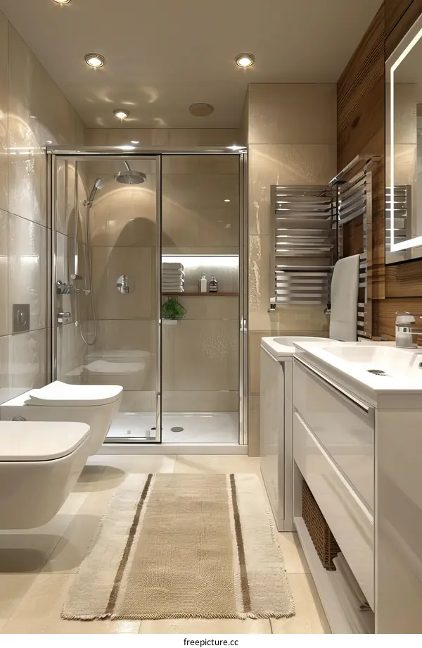 Modern and Simple Bathroom Design