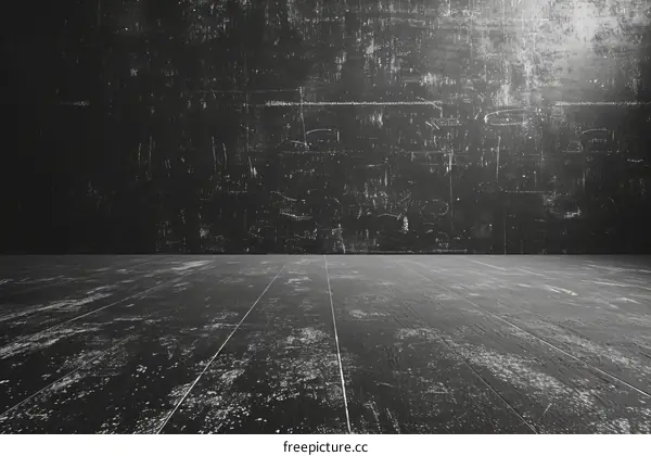 Black grunge empty room