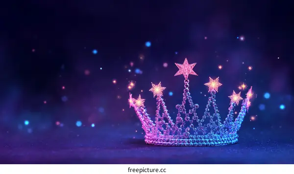 Magical Sparkling Crown with Fairy Lights