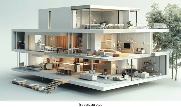 Modern House Architecture: Exterior & Interior