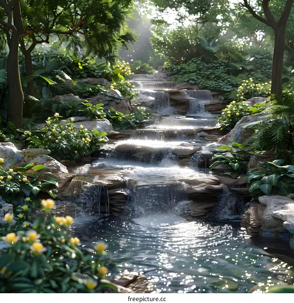 Waterfall in the jungle