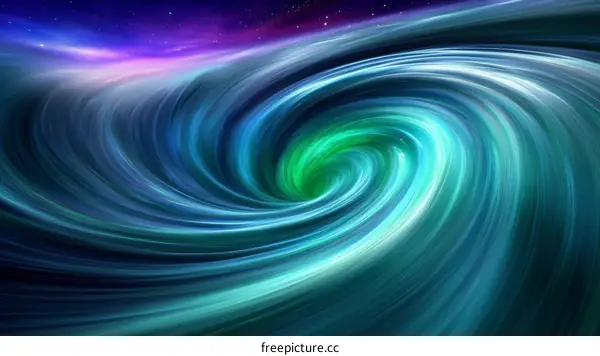 Abstract Colorful Space Vortex
