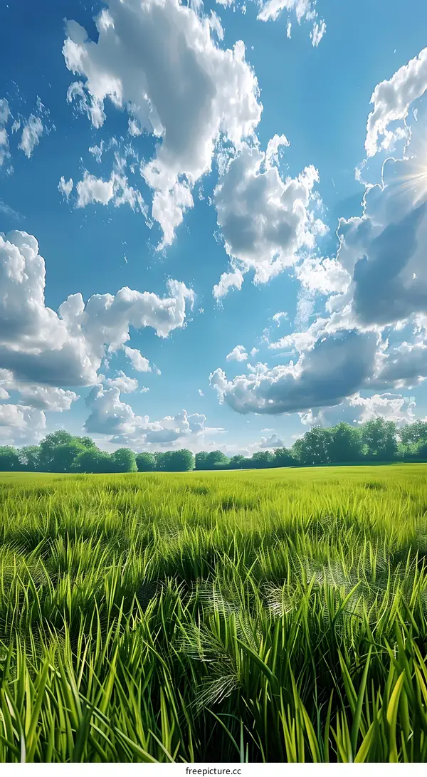 Vast green grassland