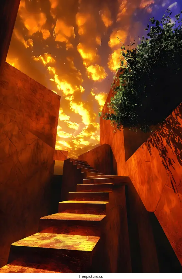 Abstract Stairway to Heaven