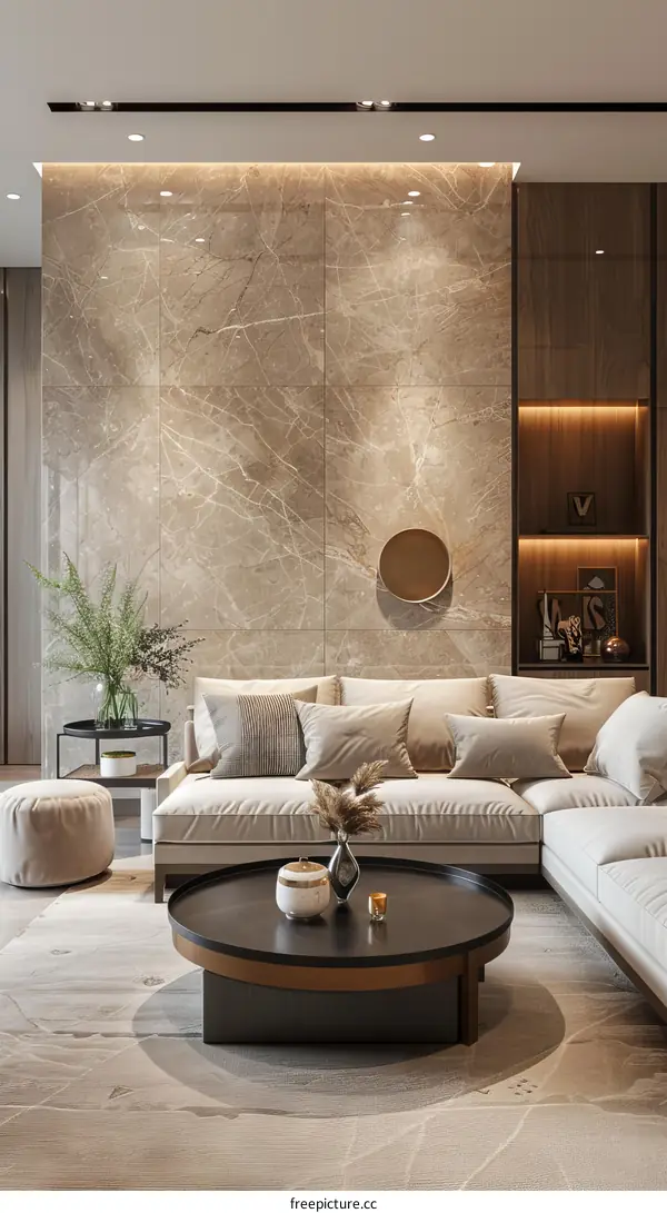 Modern & Minimalist Living Room Interior