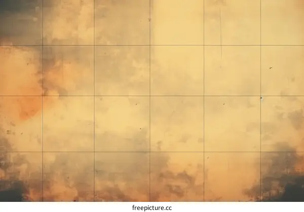 Grunge Texture Background with Grid