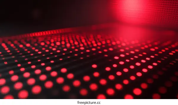 Abstract Red Dot Pattern Background Design
