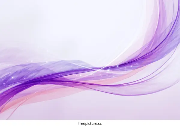 Abstract Purple and Pink Flowing Fabric Design