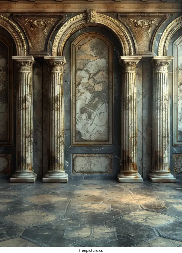 Antique Marble Hall Interior Design