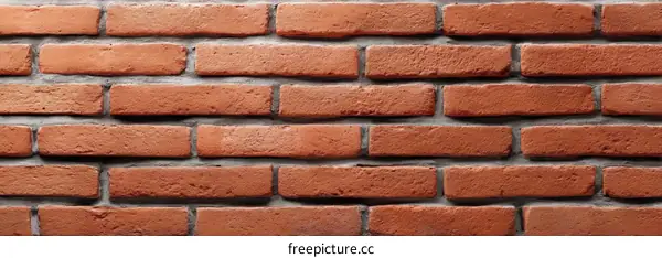 Classic Red Brick Wall Texture