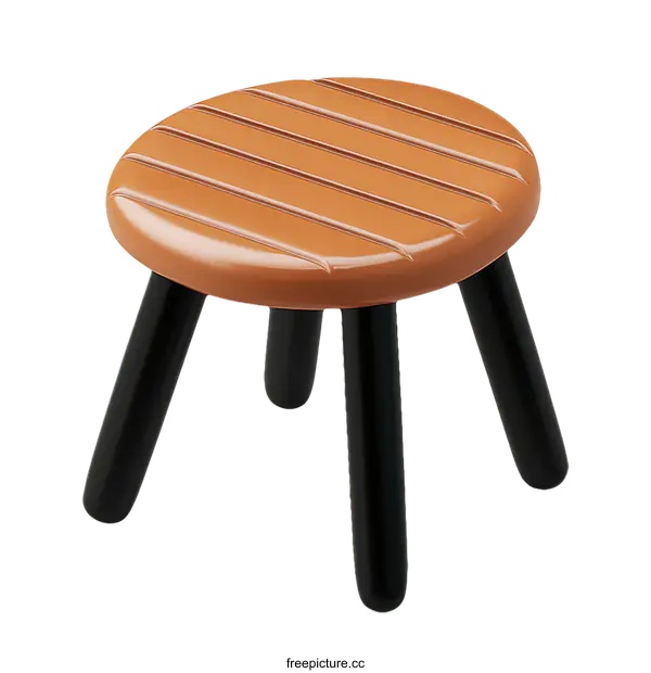 [Transparent Background PNG]Simple Cartoon Style Small Stool