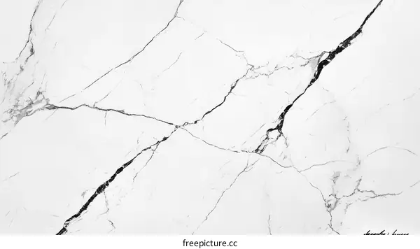 Elegant White Marble Texture Background
