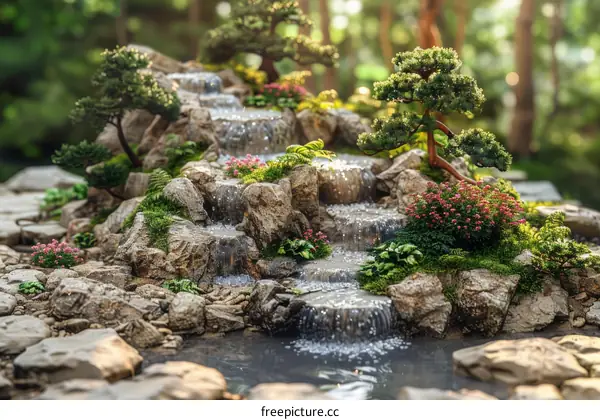 Miniature Landscape: Harmony, Balance, and Zen