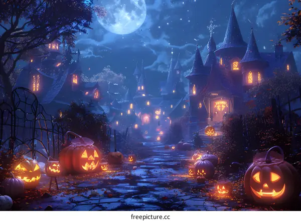 Halloween Pumpkin Town