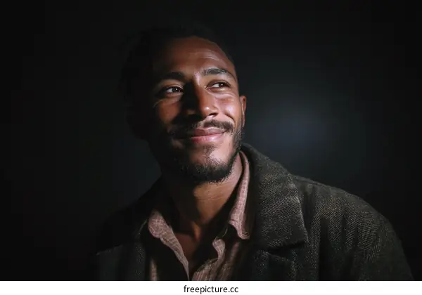 Close-up Portrait of a Smiling Man