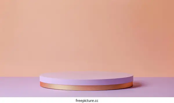 Abstract Minimalist Pastel Product Display