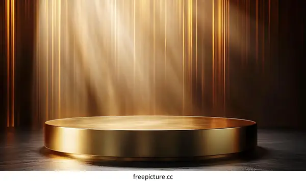 Luxury Gold Product Showcase Platform