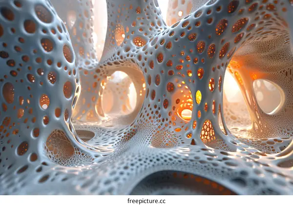 Parametric Design in Futuristic Organic Architecture