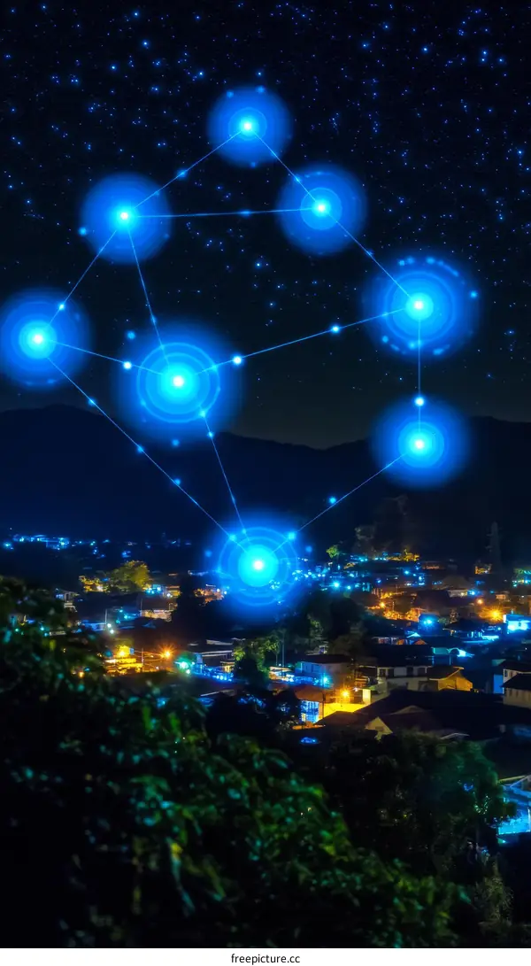 Night City Network Illustration