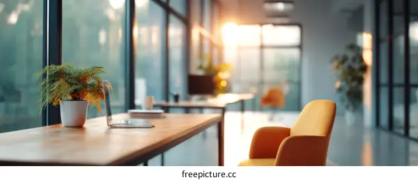 Modern Open Office Space with Natural Light