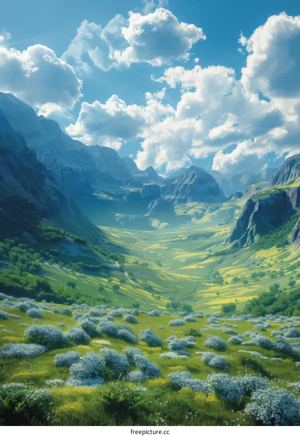 Enchanted Valley: A Dreamlike Landscape