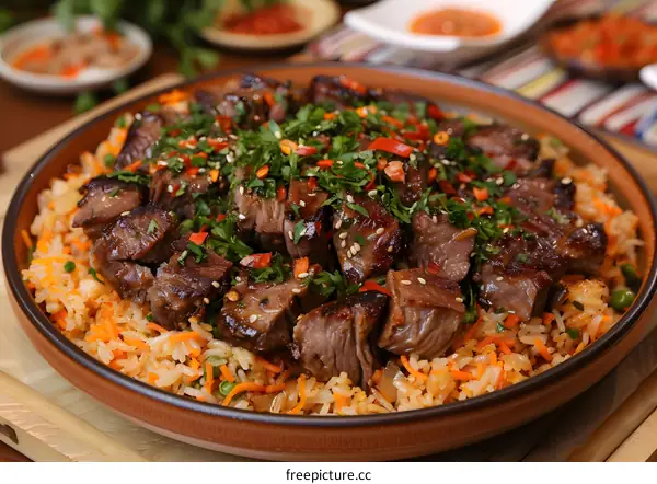 Delicious Beef and Rice Dish