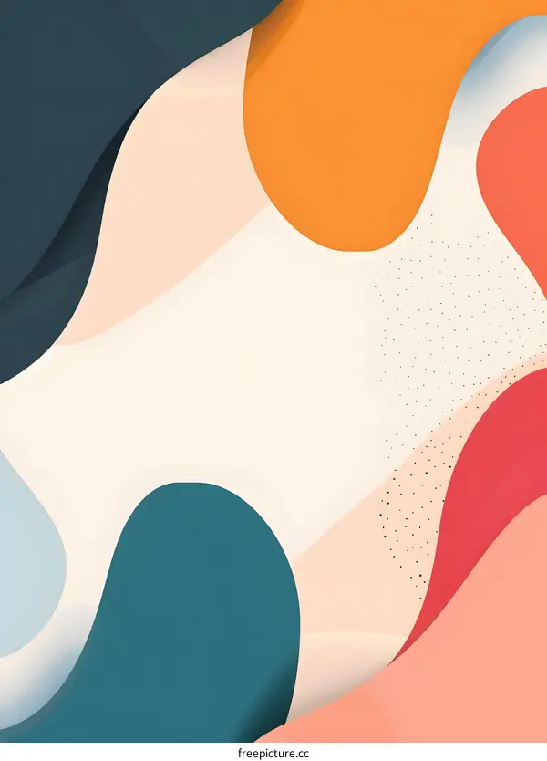 Abstract Colorful Shapes Background Design